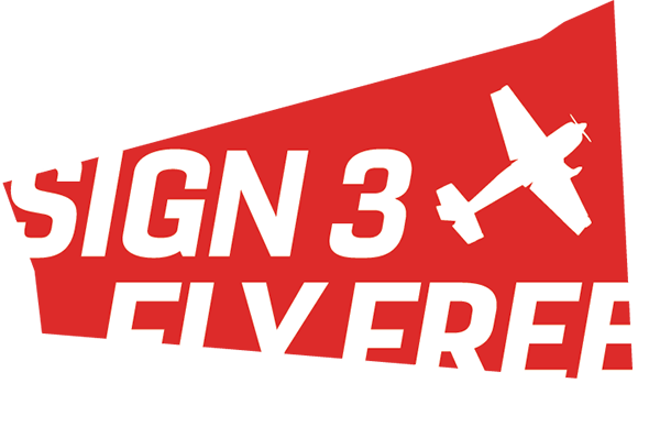 Sign 3 Fly Free program logo